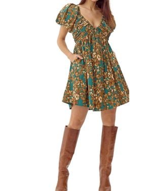 Greylin Karla Mini Dress - Green