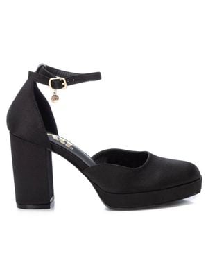 Xti Platform Pumps By - Black