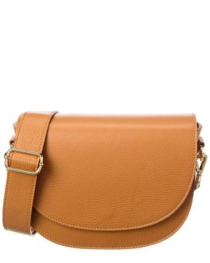 Jijou Capri Hilly Leather Satchel - Brown