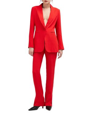 Careste Anastasia Silk Blazer - Red