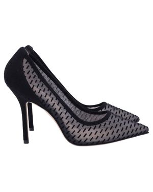 Stuart Weitzman Tasha Mesh Pumps - Black