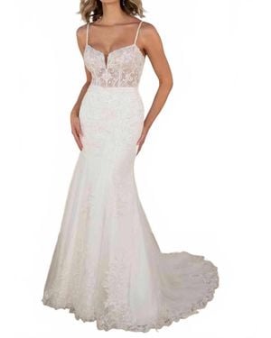 Stella York Lace Wedding Dress - White