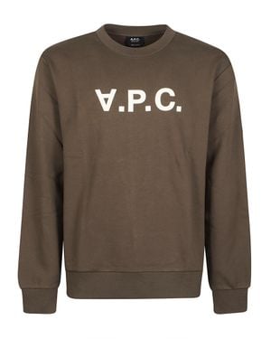 A.P.C. Standard Grad Vpv Gots Relaxed Cotton Sweatshirt - Brown