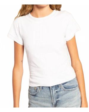 Caydn Layered Tee - White