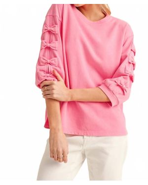 Jodifil Liz Bow Detail Top - Pink