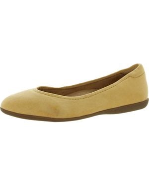 LifeStride Vivienne Slip On Comfort Ballet Flats - Natural