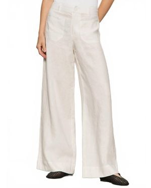 Sanctuary Linen Marine Pant - White
