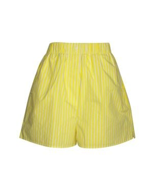 Frankie Shop Lui Striped Shorts - Yellow