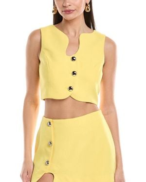 Amanda Uprichard Puzzle Vest - Yellow