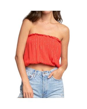 Elan Georgia Tube Top - Red