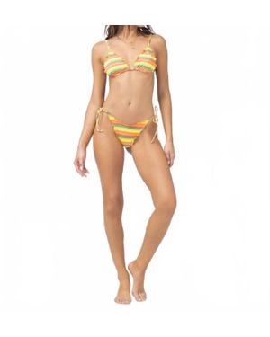 LSPACE Maggie Bikini Top - White