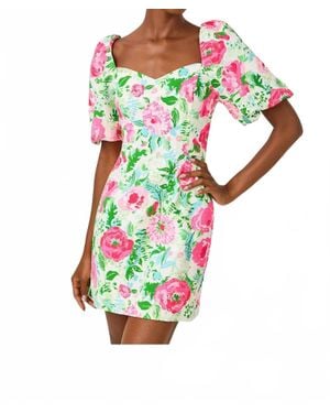 Lilly Pulitzer Justina Skirted Romper - Blue