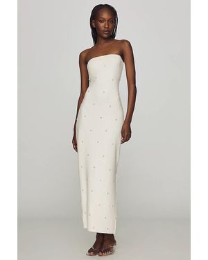 Endless Rose Strapless Knit Dress - White