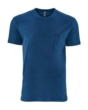Next Level Cotton Pocket T-Shirt - Blue