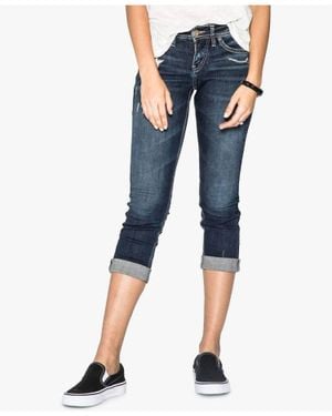 Silver Jeans Co. Suki Capri's - Blue