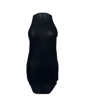 Rick Owens Asymmetric Tank Top - Blue