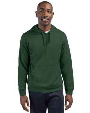 Clique Lift Eco Performance Pullover Hoodie Sweatshirt - Green