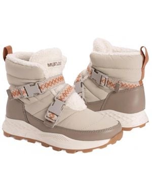Muk Luks Wren Water Repellant Winter Bootie - Metallic