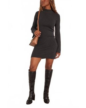 Vanessa Bruno Florane Long Sleeve Dress - Black
