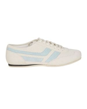 Tom Ford Brook Calf Leather Low Sneakers - White