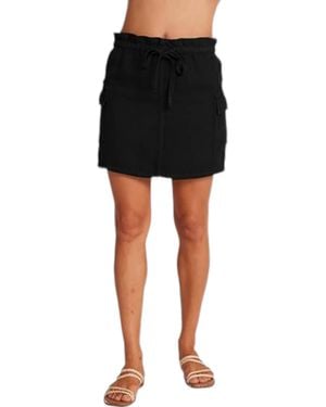 Bella Dahl Posey Cargo Mini Skirt - Black