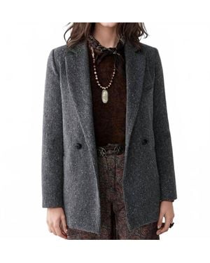 MAISON HOTEL Wilson Tweed Blazer - Black