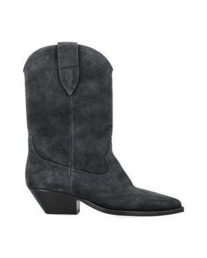 Isabel Marant Suede Ankle Boots - Black