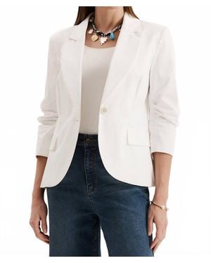 tyler boe Taylor Stretch Jacket Blazer - White