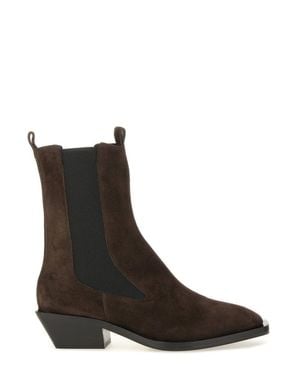 Aeyde Suede Boot - Black