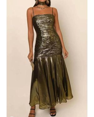RIXO London Claudette Dress - Green