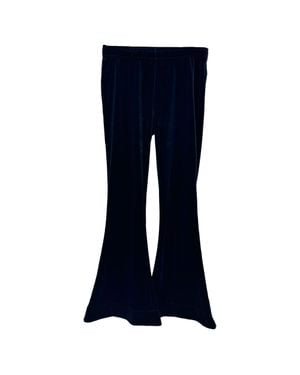Ganni Flared Pants - Blue