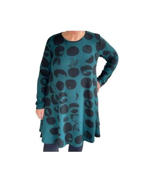 Kozan Farla Long Sleeve Dress - Blue