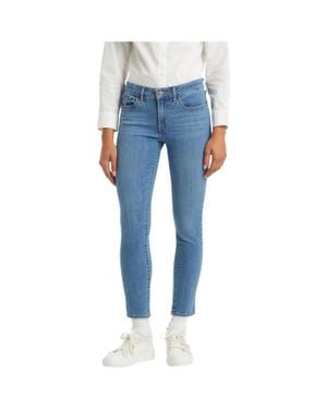 Levi's 711 Skinny Jeans Denim Stretch Wash Pall550 - Blue