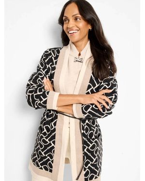 NIC+ZOE Blythe Belted Equestrian Jacket - Black