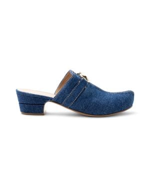 Ferragamo Heeled Mules - Blue