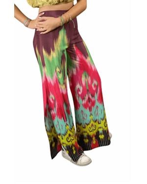 Osamore High Rise Print Pant - Red