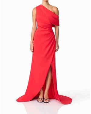 Elliatt Isadora Off The Shoulder Gown - Red