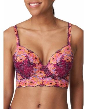 Primadonna Efforia Padded Longline Bra - Red