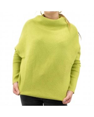 Eesome Loose Fit Turtle Neck Sweater - Yellow