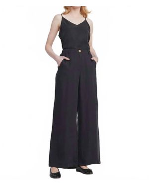 Self Contrast Caroline Pant - Blue