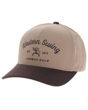 Hooey Western Swing 5-Panel Mid-Profile Cap - Brown