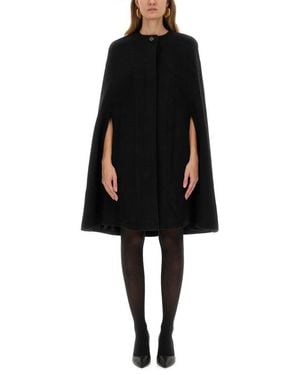 Nina Ricci Wool Cape - Black