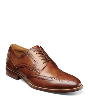 Florsheim Rucci Wingtip Oxford Shoes - Brown