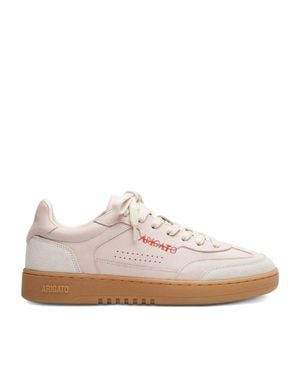 Axel Arigato Dice Suede Accents Perforated Leather Sneakers - Pink