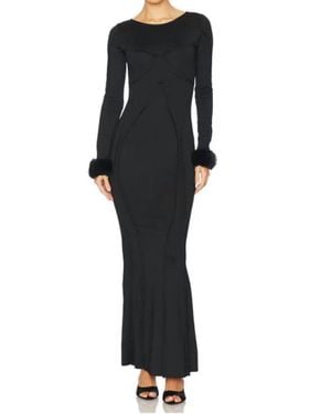 OW Collection Ciara Maxi Dress - Black