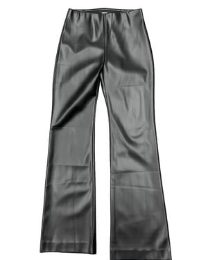 Karen Kane Faux Leather Pant - Gray