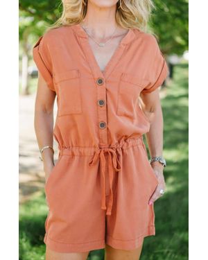 Sanctuary Landscape Romper - Red
