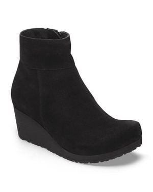 Birkenstock Ebba Suede Leather Ankle Boot - Black