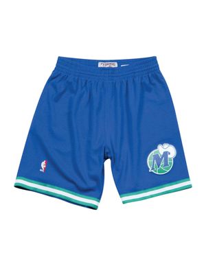 Mitchell & Ness Swingman Dallas Mavericks Road 1998-99 Shorts - Blue