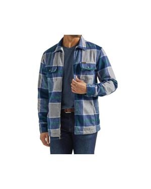 Wrangler Flannel Shirt Jacket - Blue